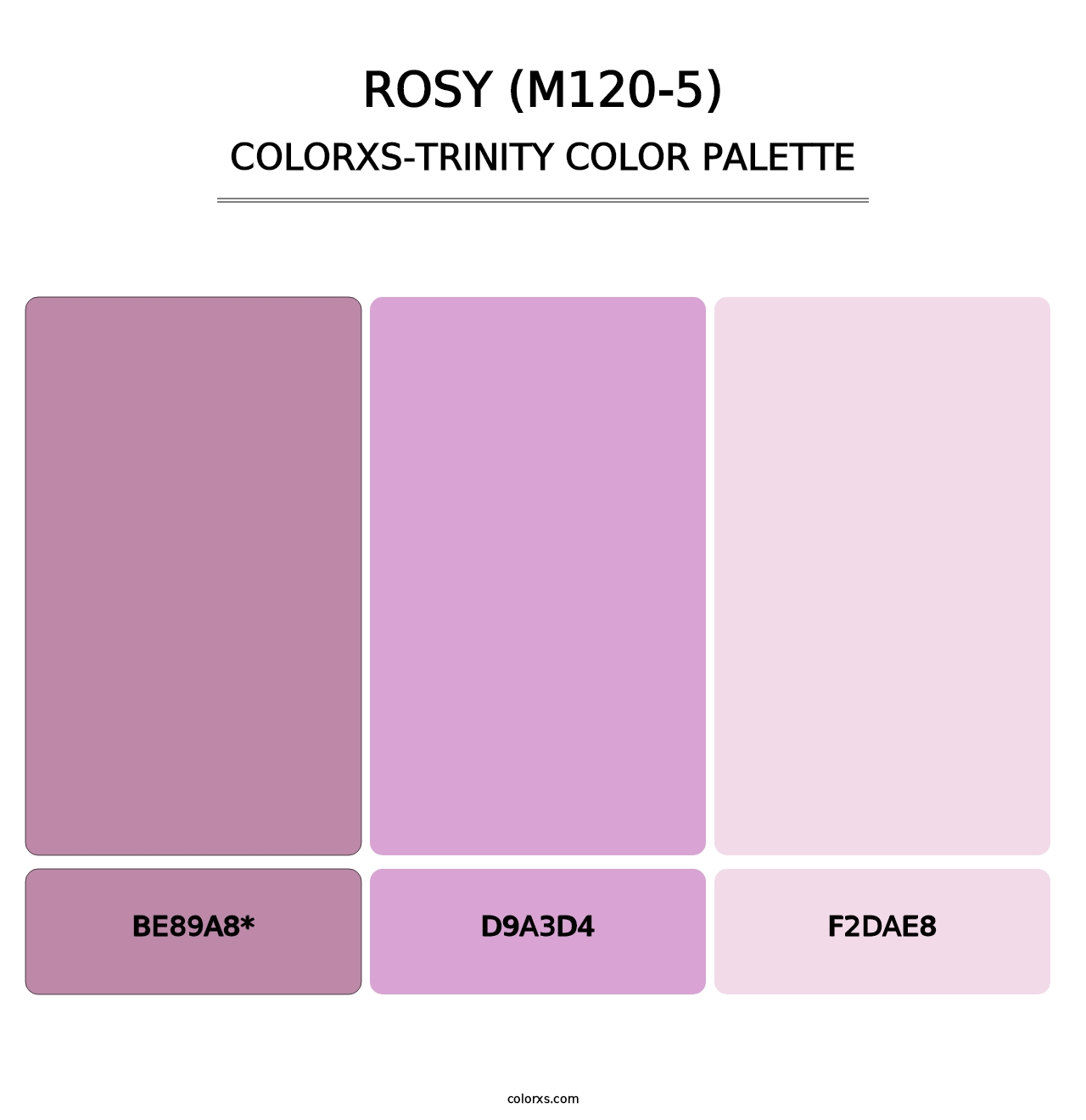 Rosy (M120-5) - Colorxs Trinity Palette