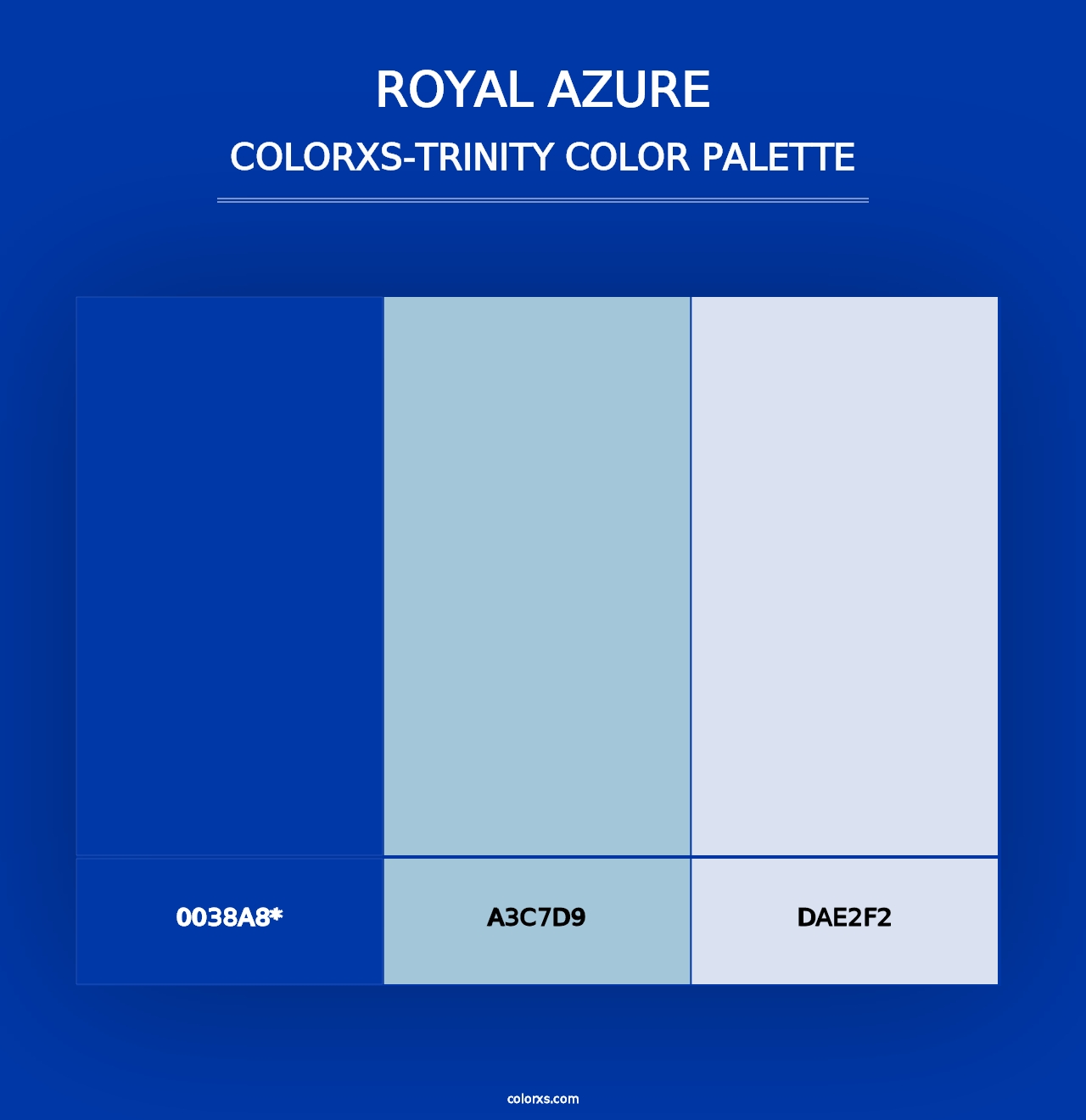 Royal Azure - Colorxs Trinity Palette