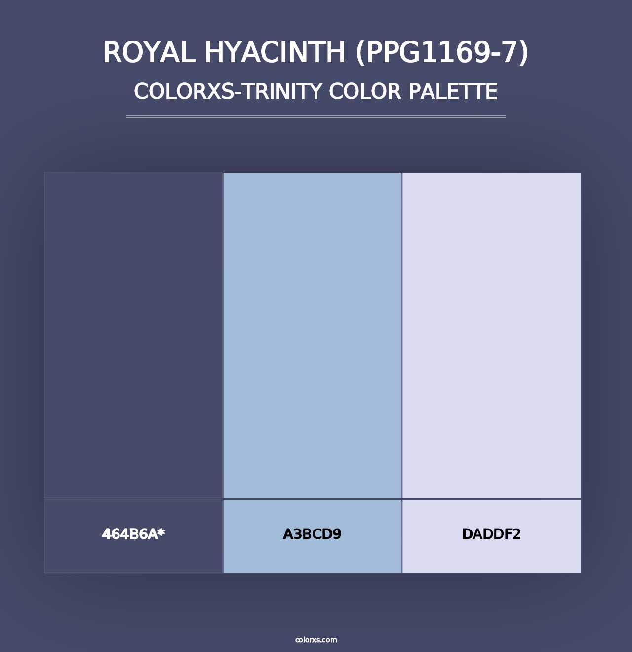 Royal Hyacinth (PPG1169-7) - Colorxs Trinity Palette