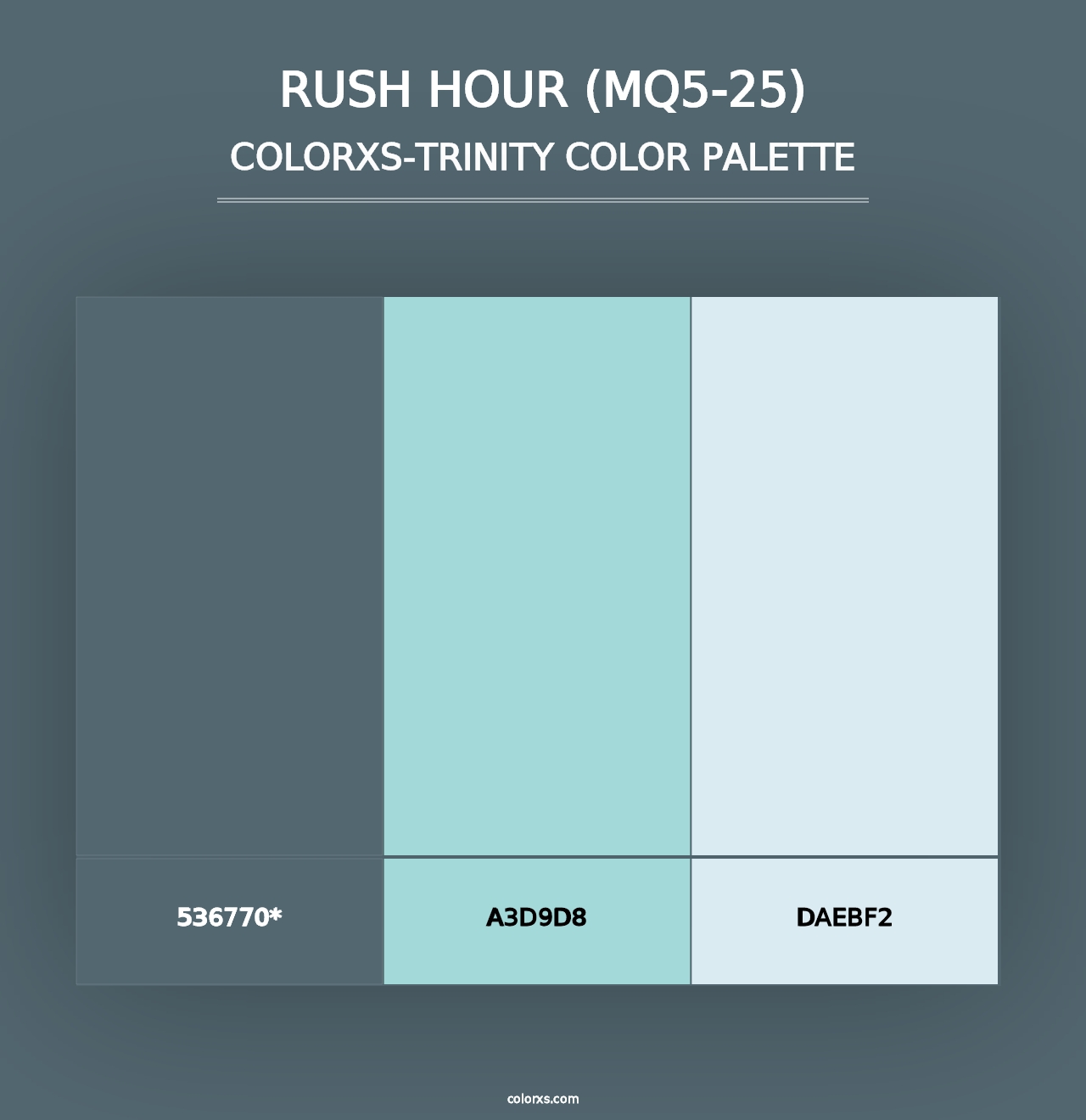 Rush Hour (MQ5-25) - Colorxs Trinity Palette