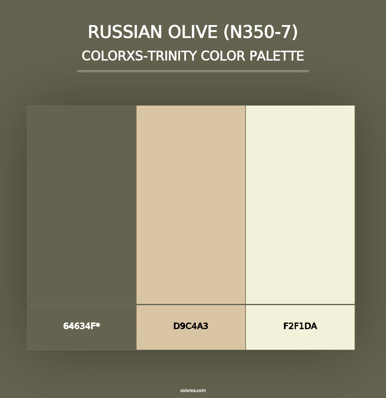 Russian Olive (N350-7) - Colorxs Trinity Palette