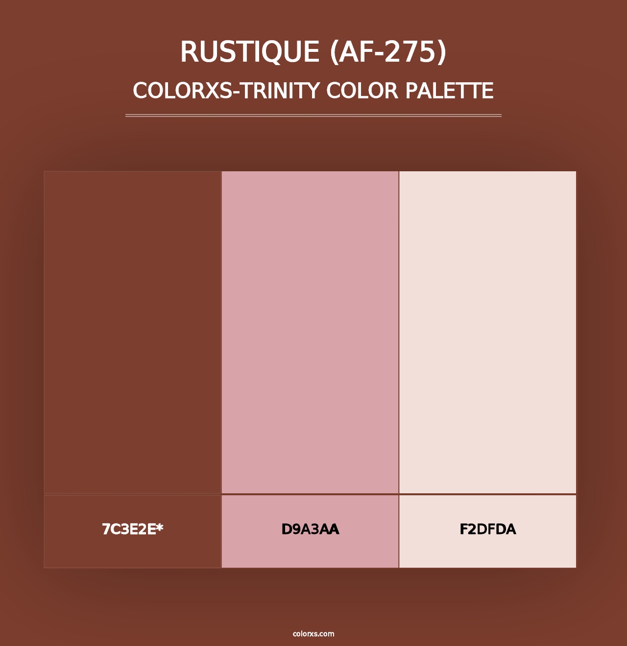 Rustique (AF-275) - Colorxs Trinity Palette