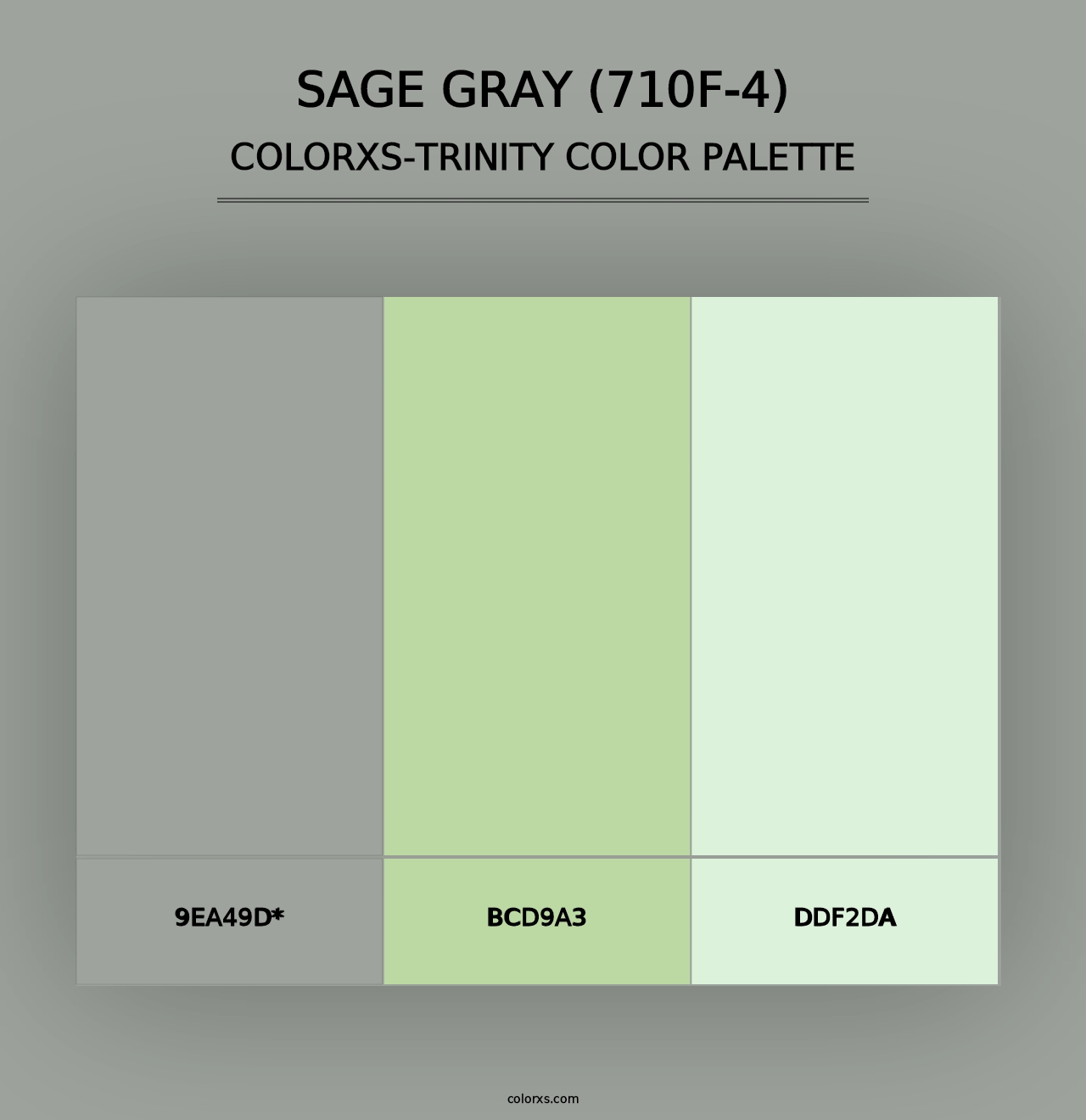 Sage Gray (710F-4) - Colorxs Trinity Palette