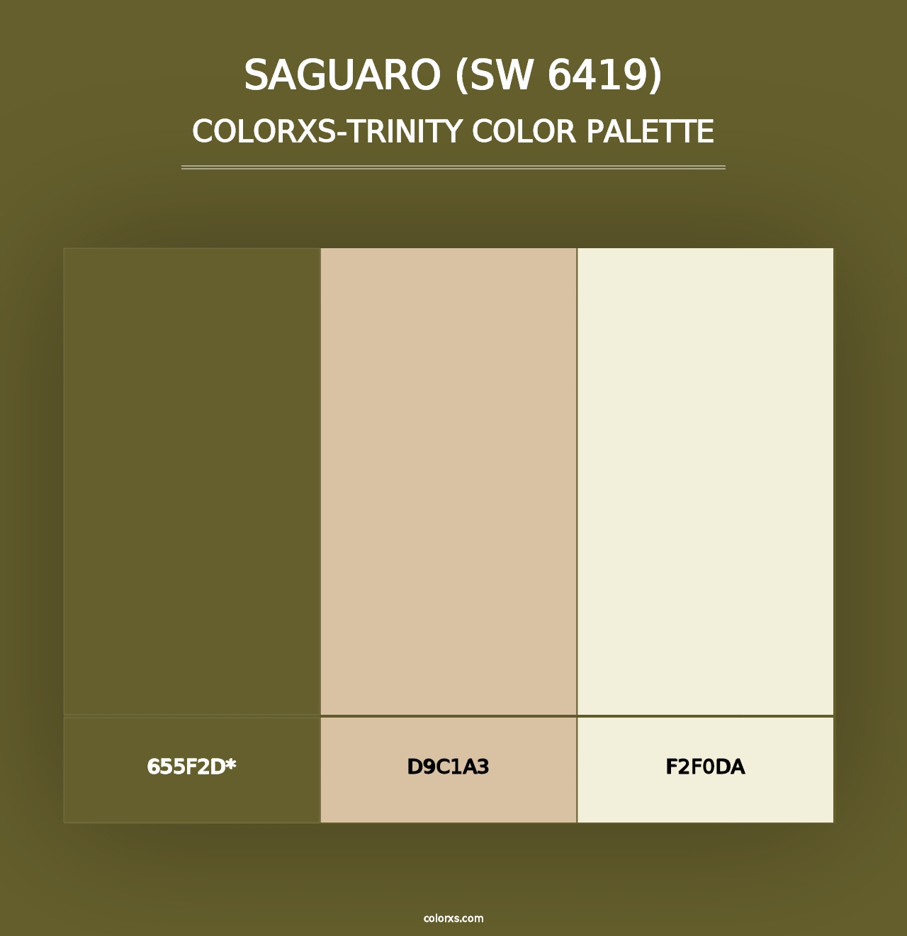 Saguaro (SW 6419) - Colorxs Trinity Palette