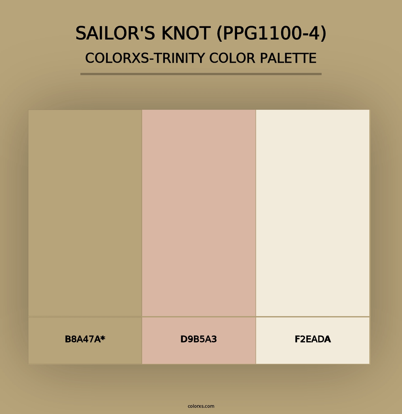 Sailor's Knot (PPG1100-4) - Colorxs Trinity Palette