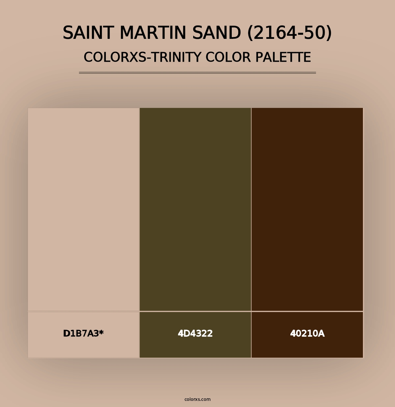 Saint Martin Sand (2164-50) - Colorxs Trinity Palette