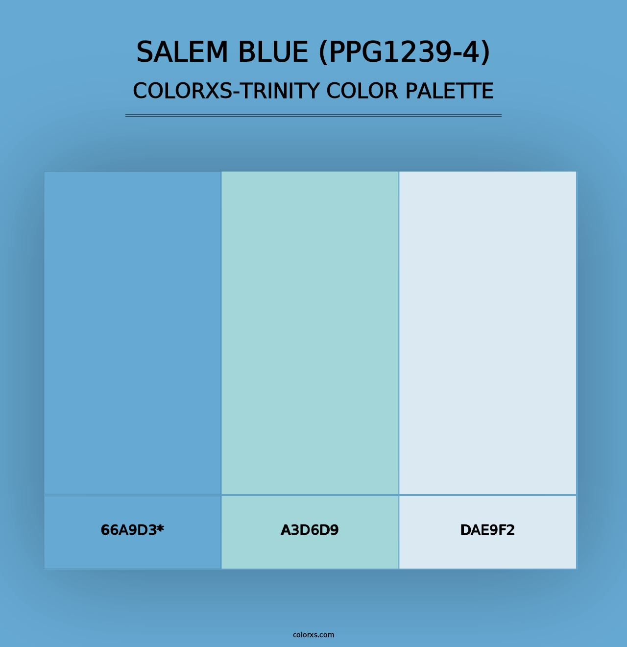 Salem Blue (PPG1239-4) - Colorxs Trinity Palette