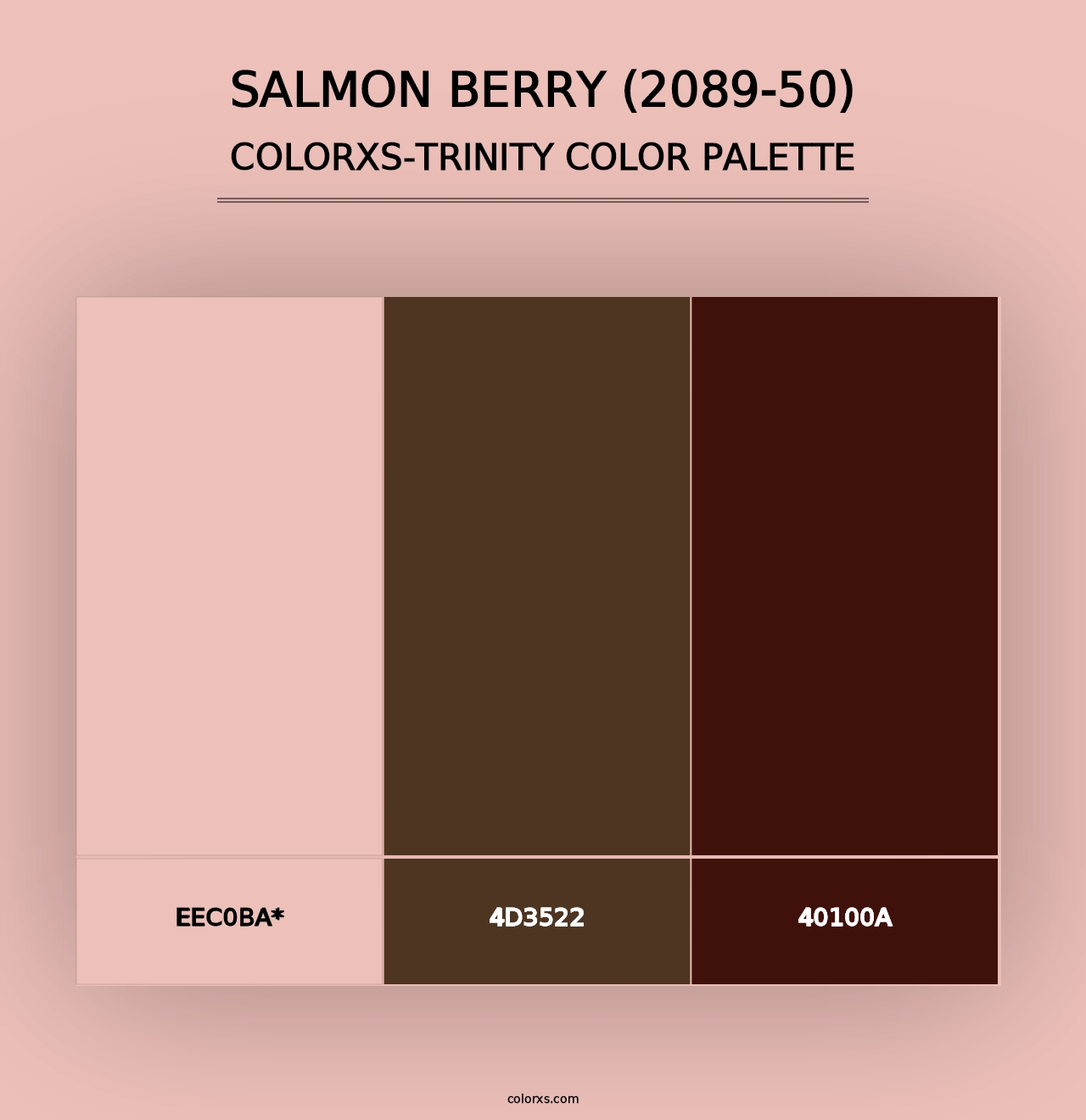 Salmon Berry (2089-50) - Colorxs Trinity Palette