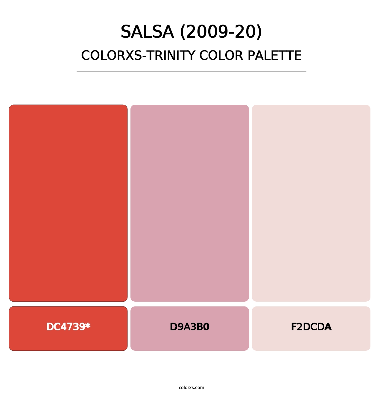 Salsa (2009-20) - Colorxs Trinity Palette