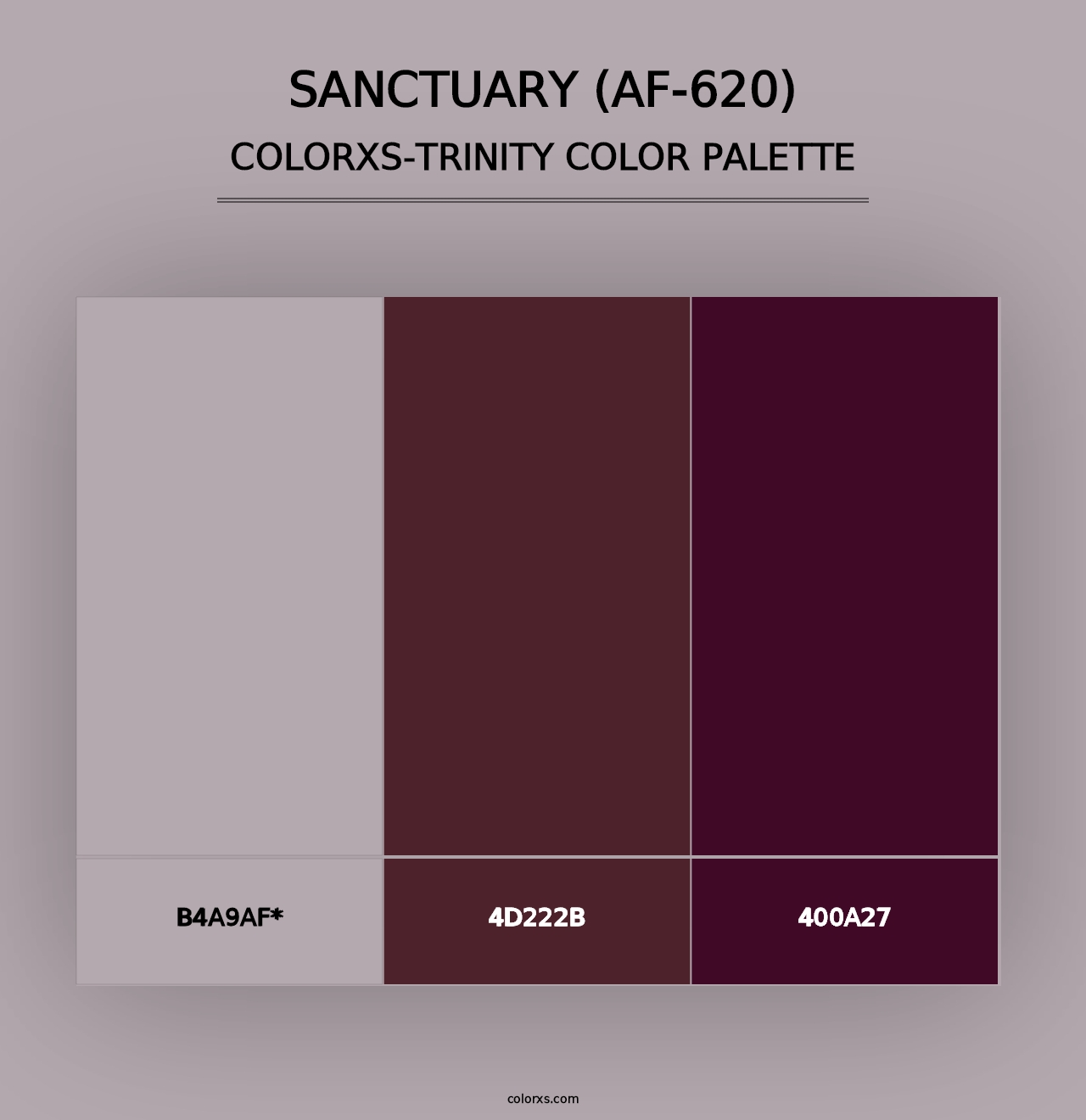 Sanctuary (AF-620) - Colorxs Trinity Palette