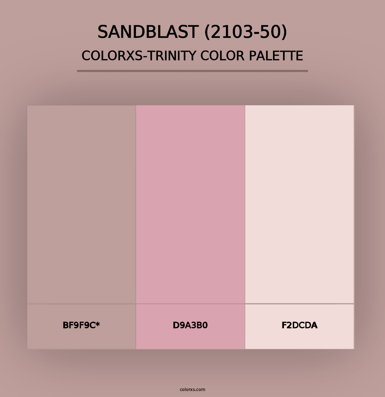 Sandblast (2103-50) - Colorxs Trinity Palette