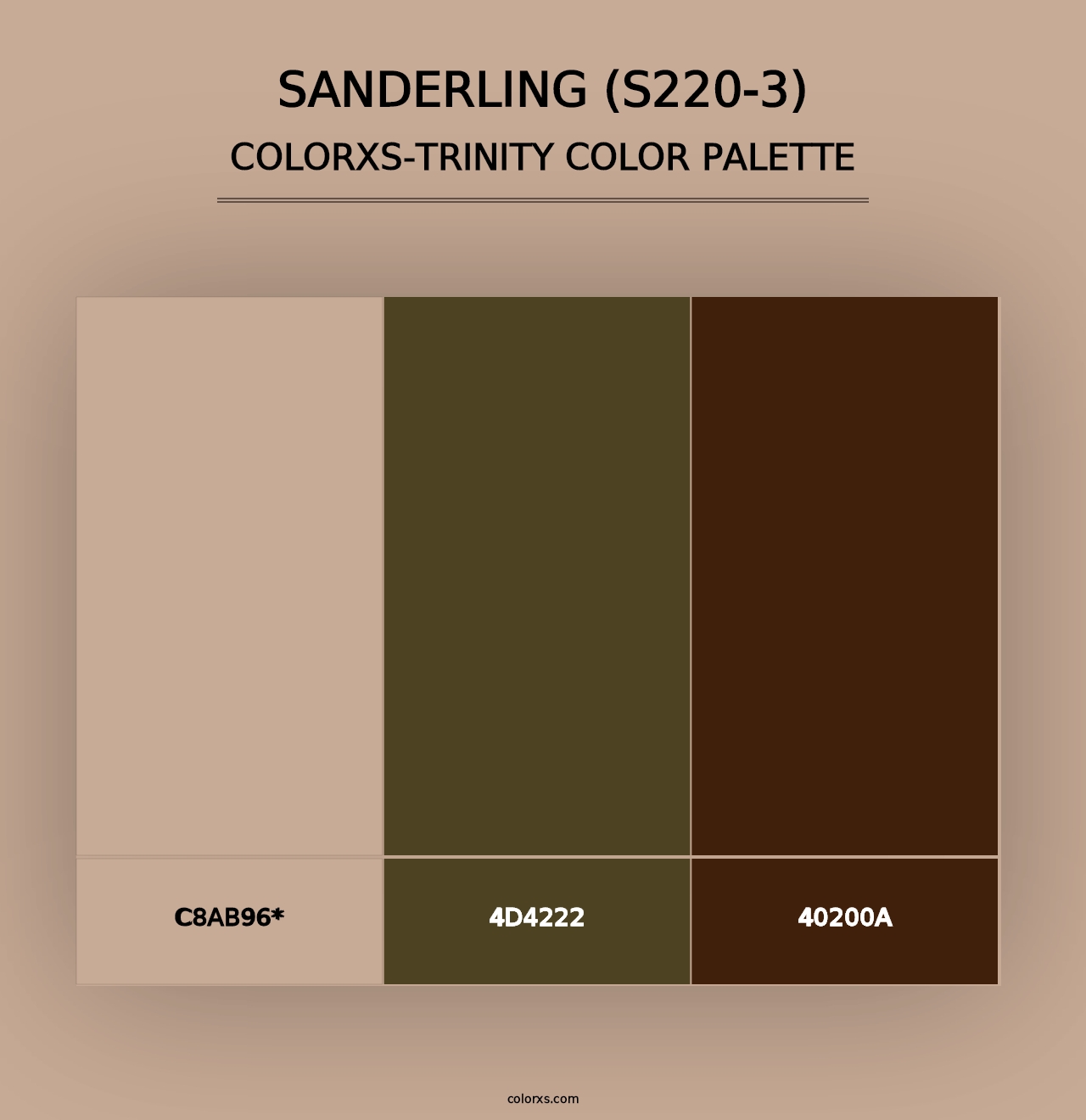 Sanderling (S220-3) - Colorxs Trinity Palette