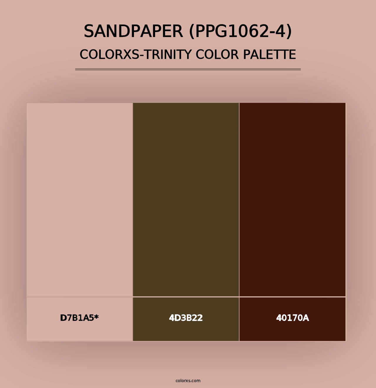 Sandpaper (PPG1062-4) - Colorxs Trinity Palette