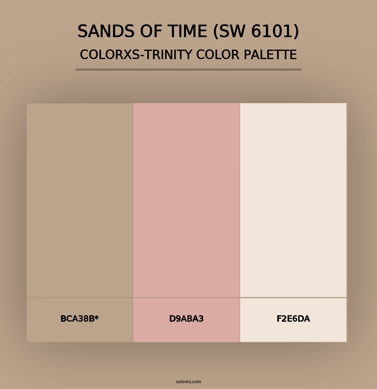 Sands of Time (SW 6101) - Colorxs Trinity Palette