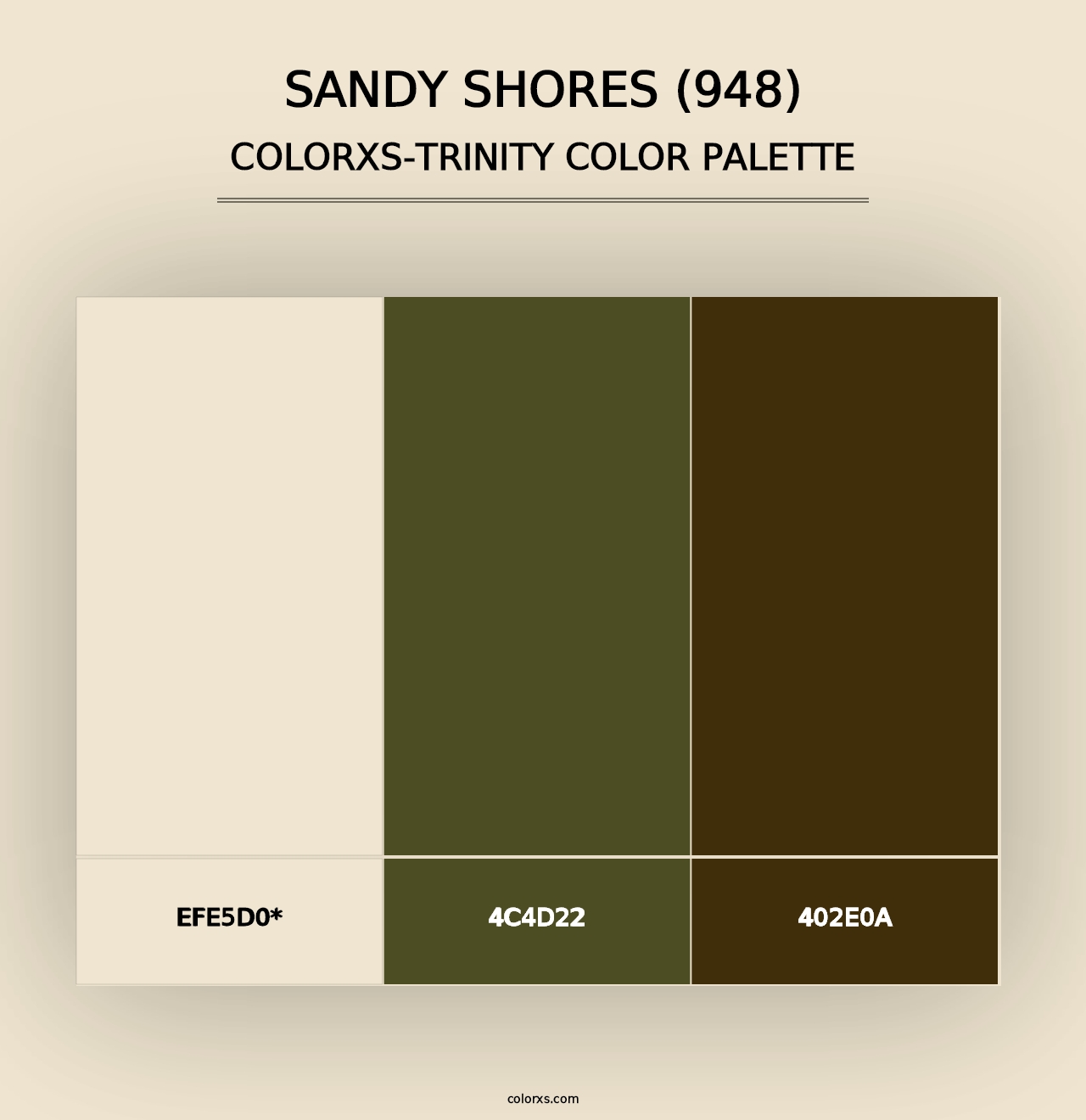 Sandy Shores (948) - Colorxs Trinity Palette