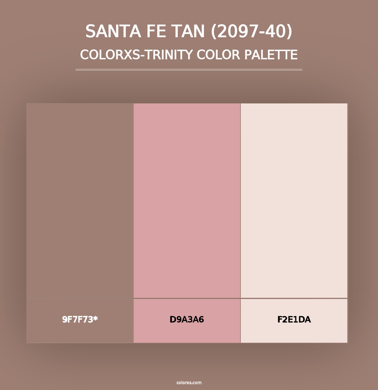 Santa Fe Tan (2097-40) - Colorxs Trinity Palette