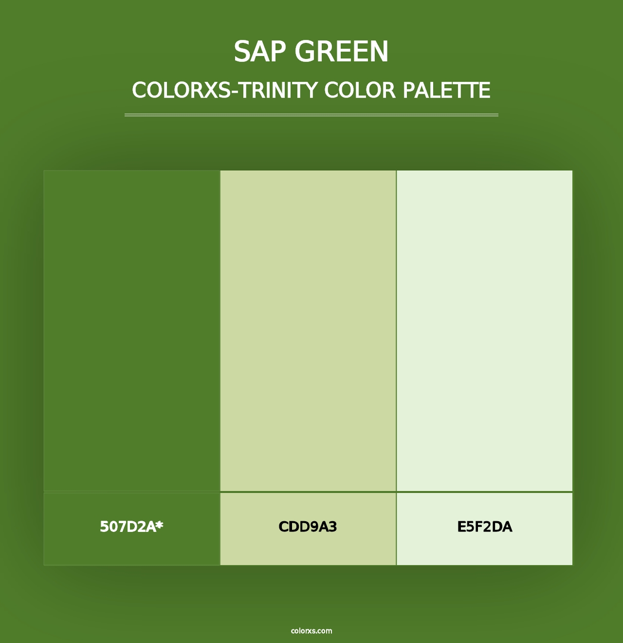 Sap Green - Colorxs Trinity Palette