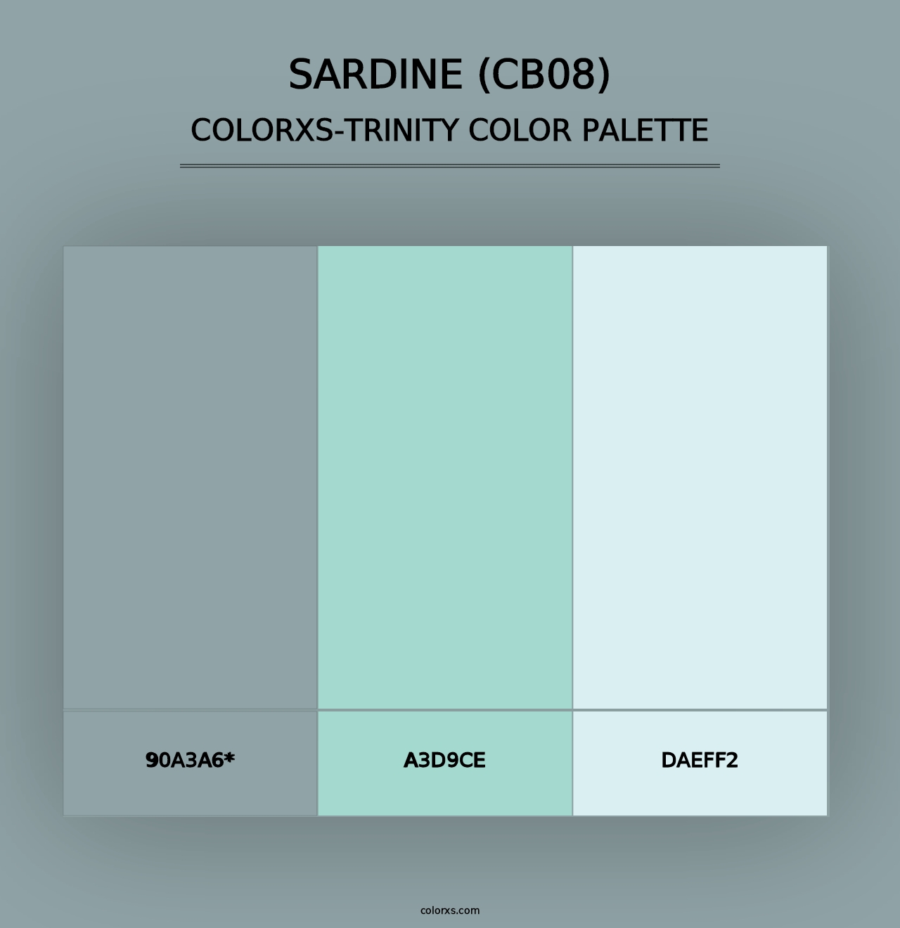 Sardine (CB08) - Colorxs Trinity Palette