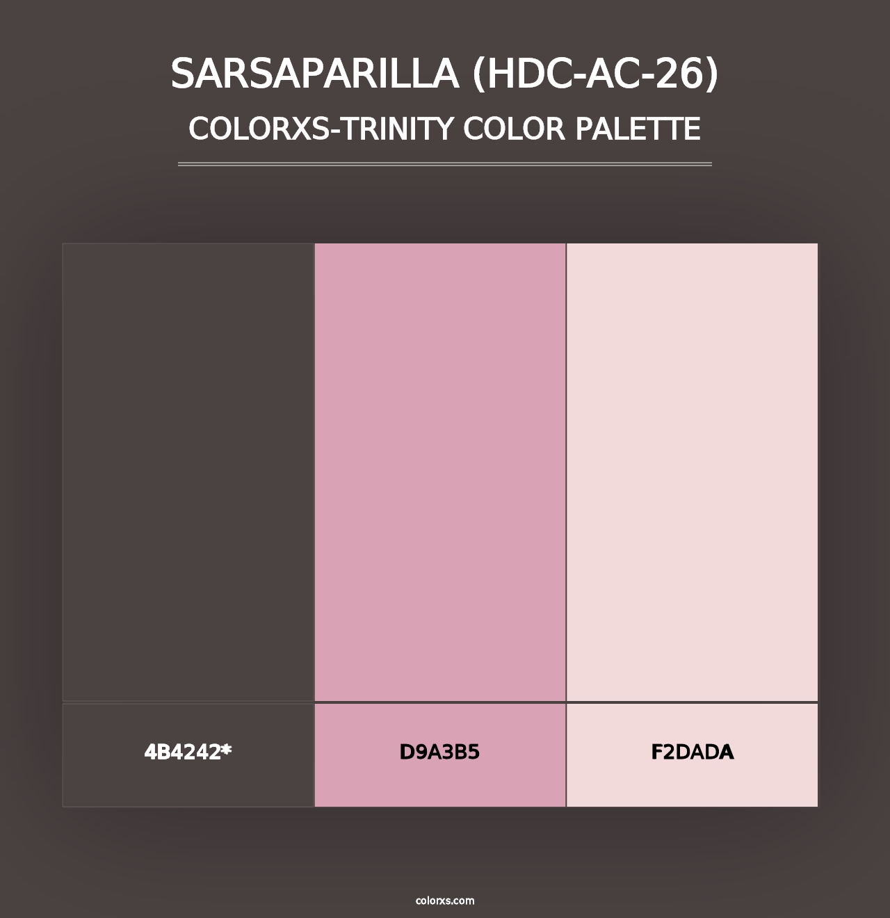 Sarsaparilla (HDC-AC-26) - Colorxs Trinity Palette