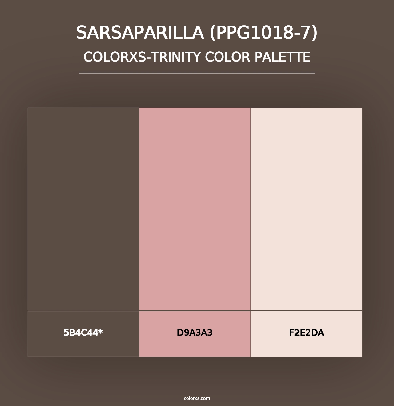 Sarsaparilla (PPG1018-7) - Colorxs Trinity Palette