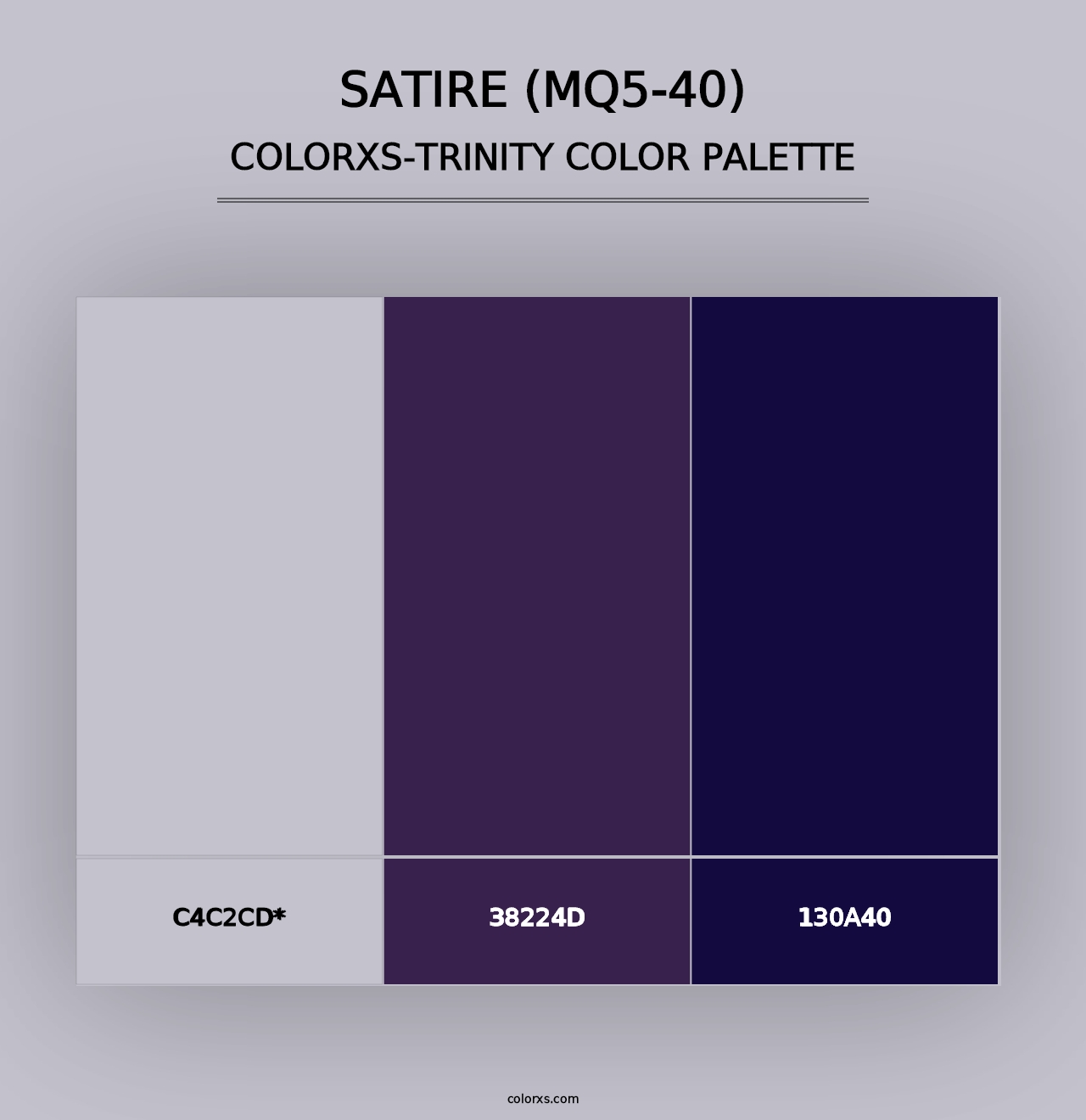 Satire (MQ5-40) - Colorxs Trinity Palette