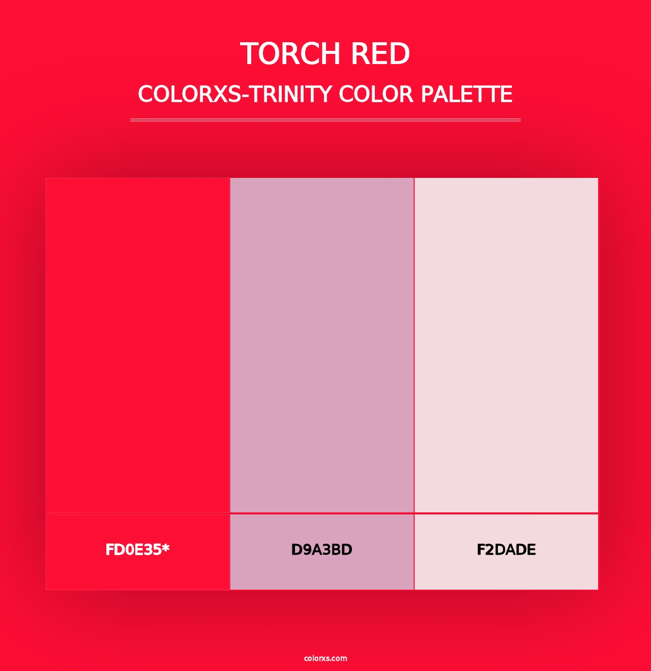 Torch Red - Colorxs Trinity Palette