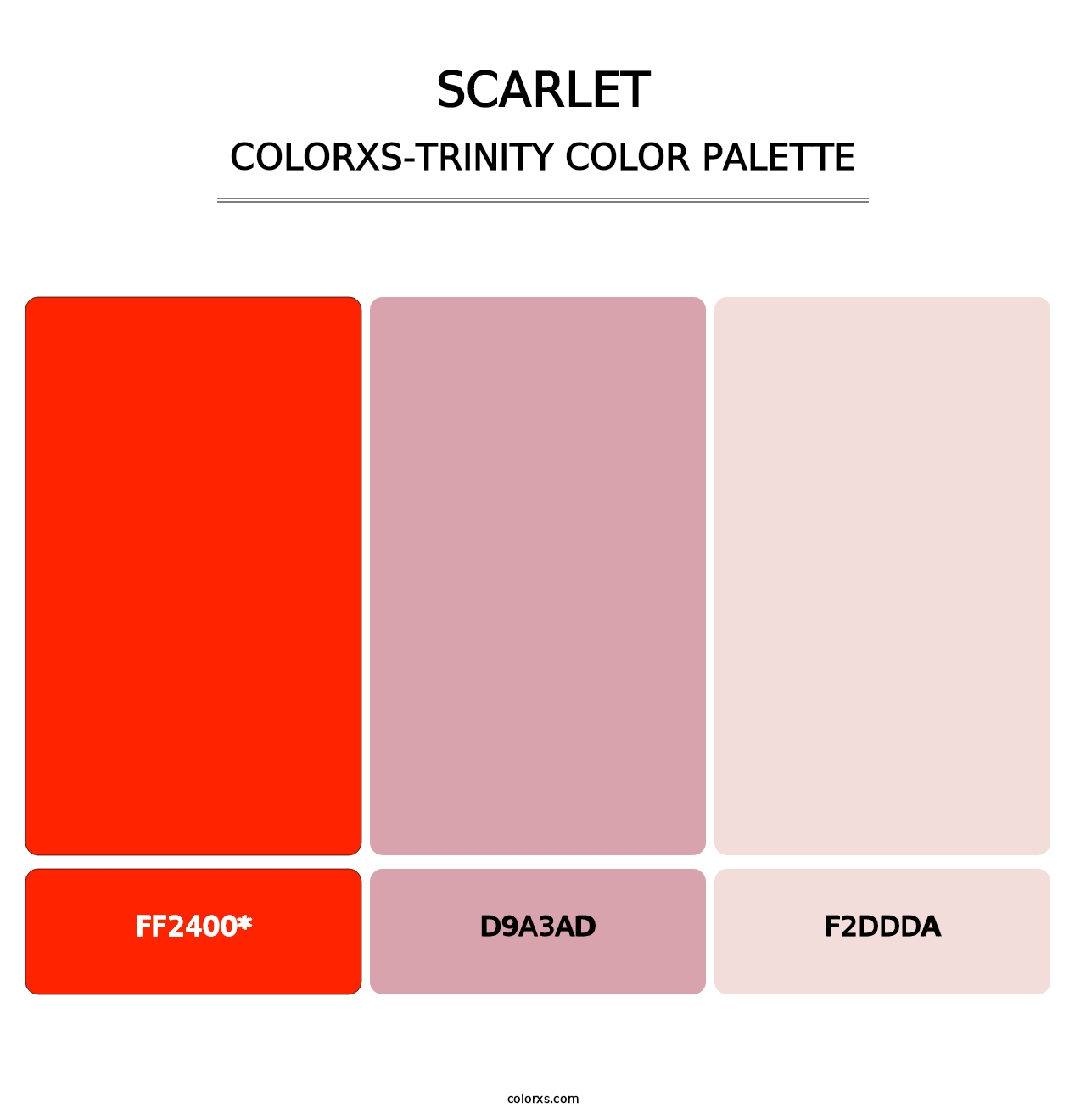 Scarlet - Colorxs Trinity Palette