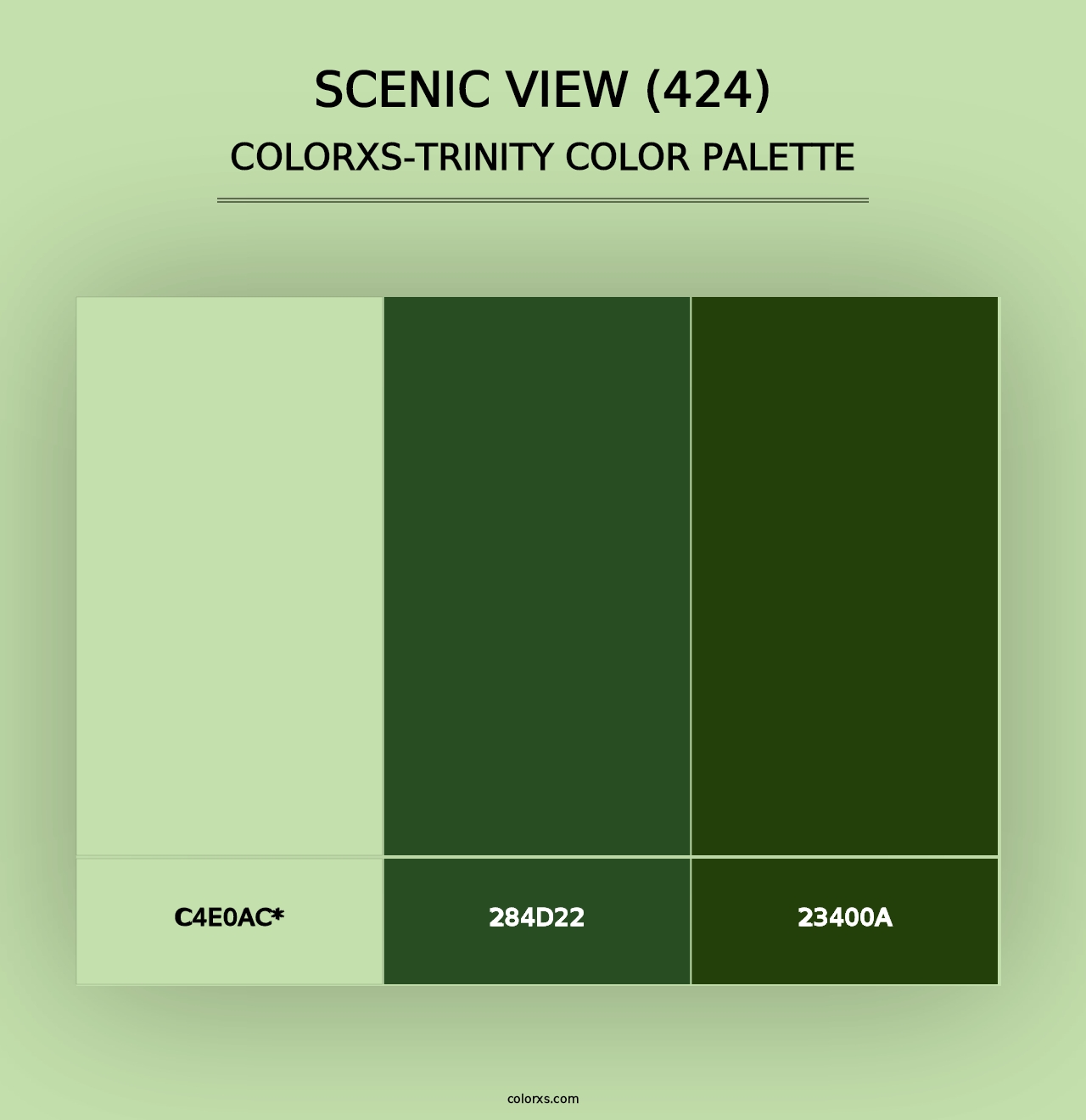 Scenic View (424) - Colorxs Trinity Palette