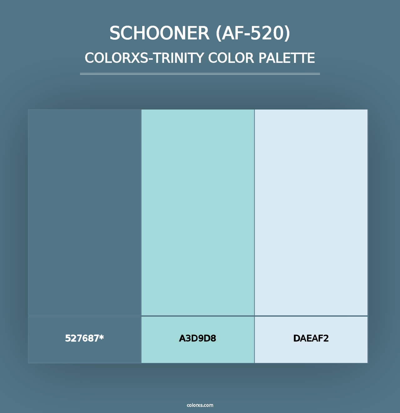 Schooner (AF-520) - Colorxs Trinity Palette