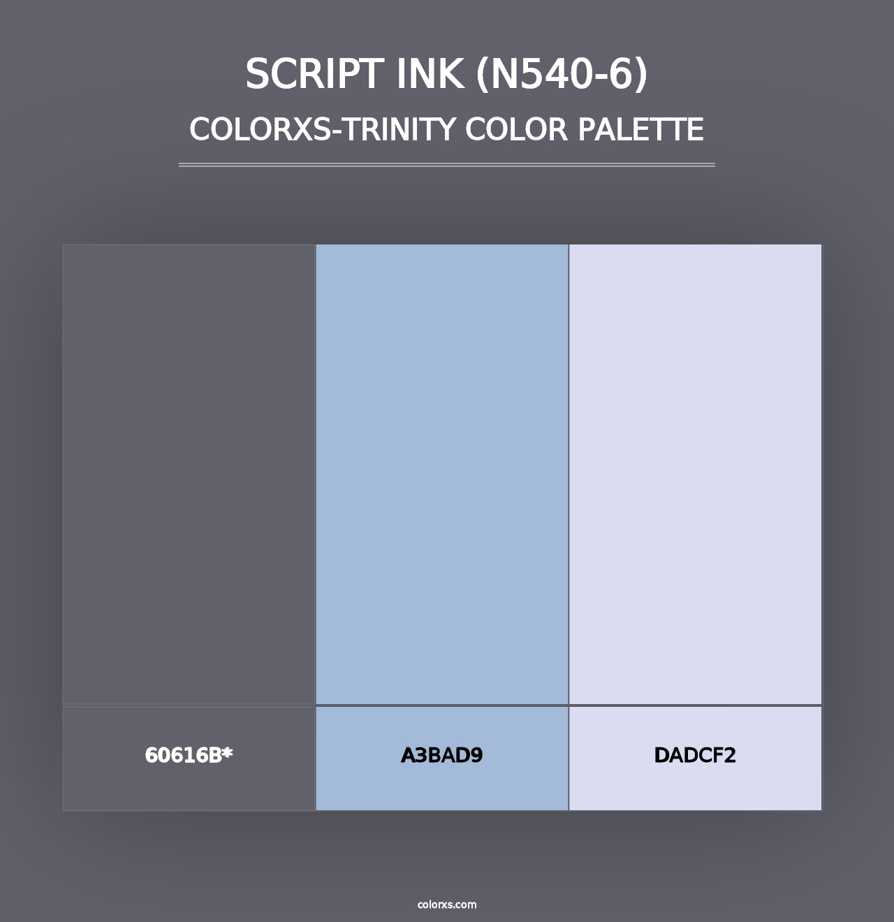 Script Ink (N540-6) - Colorxs Trinity Palette