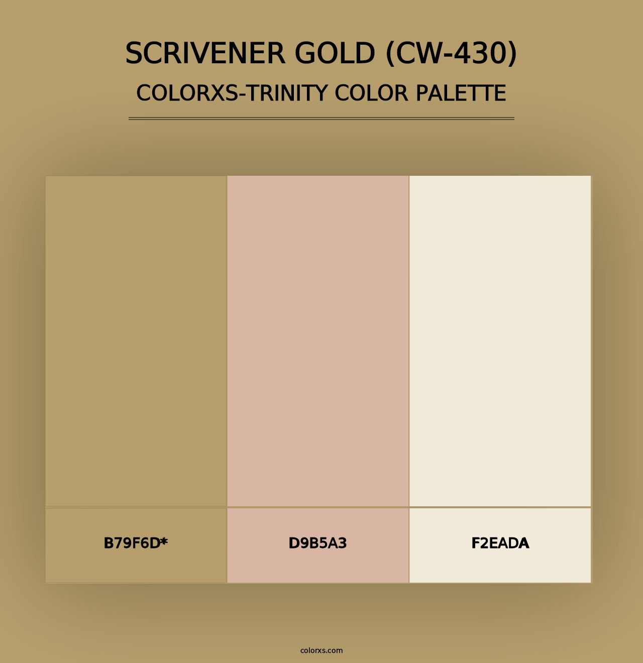 Scrivener Gold (CW-430) - Colorxs Trinity Palette