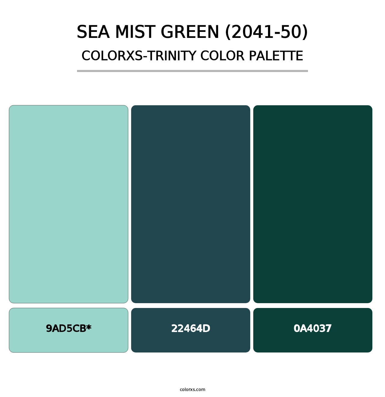 Sea Mist Green (2041-50) - Colorxs Trinity Palette