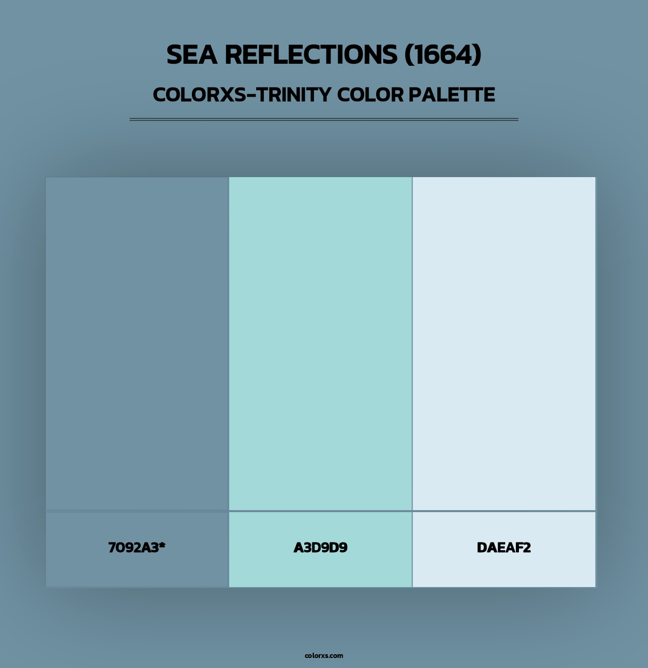 Sea Reflections (1664) - Colorxs Trinity Palette