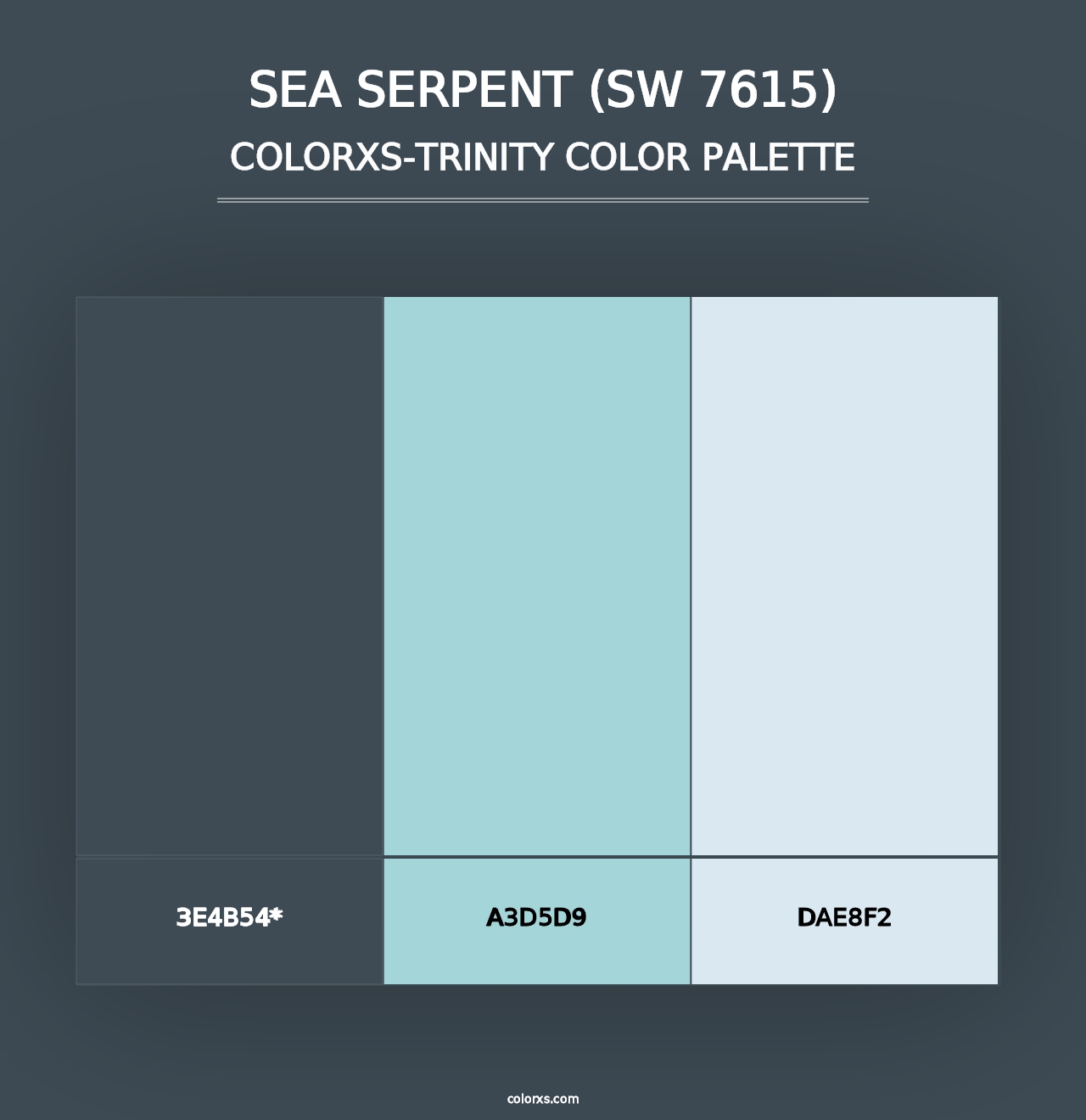 Sea Serpent (SW 7615) - Colorxs Trinity Palette