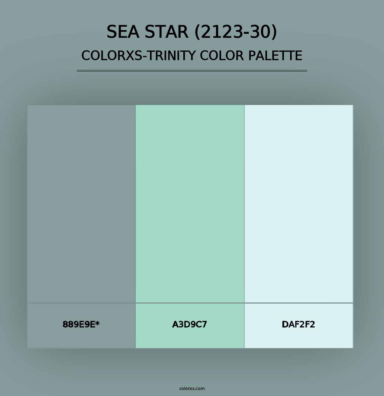 Sea Star (2123-30) - Colorxs Trinity Palette