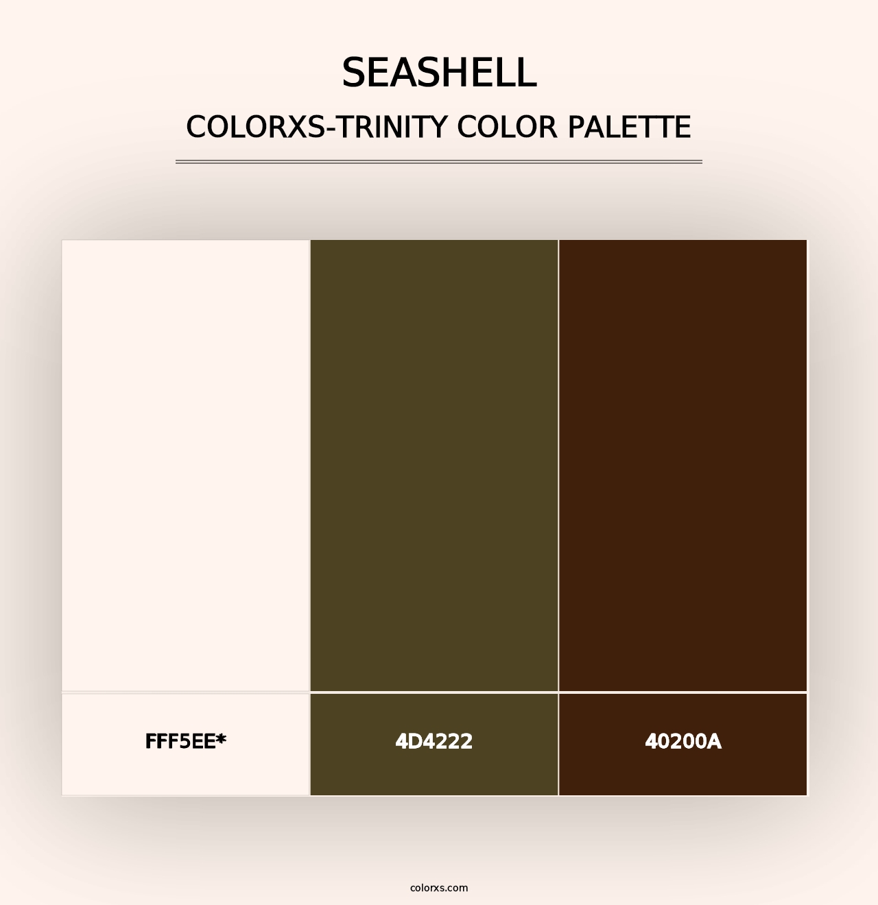 Seashell - Colorxs Trinity Palette