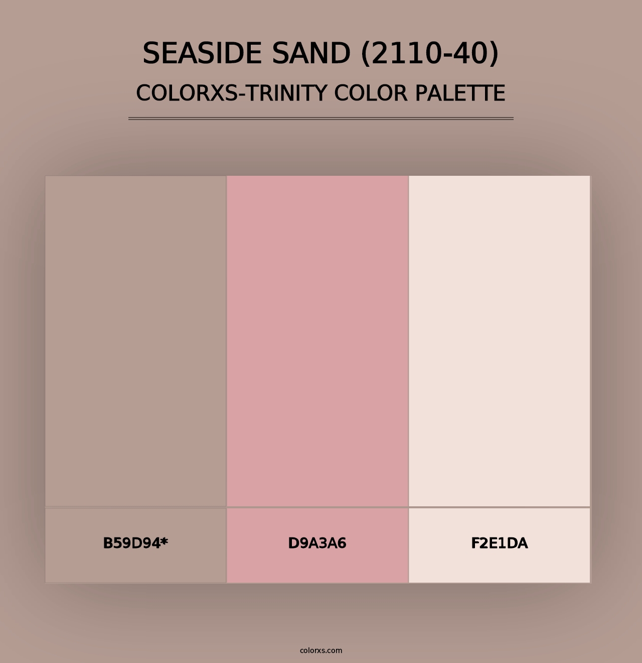 Seaside Sand (2110-40) - Colorxs Trinity Palette