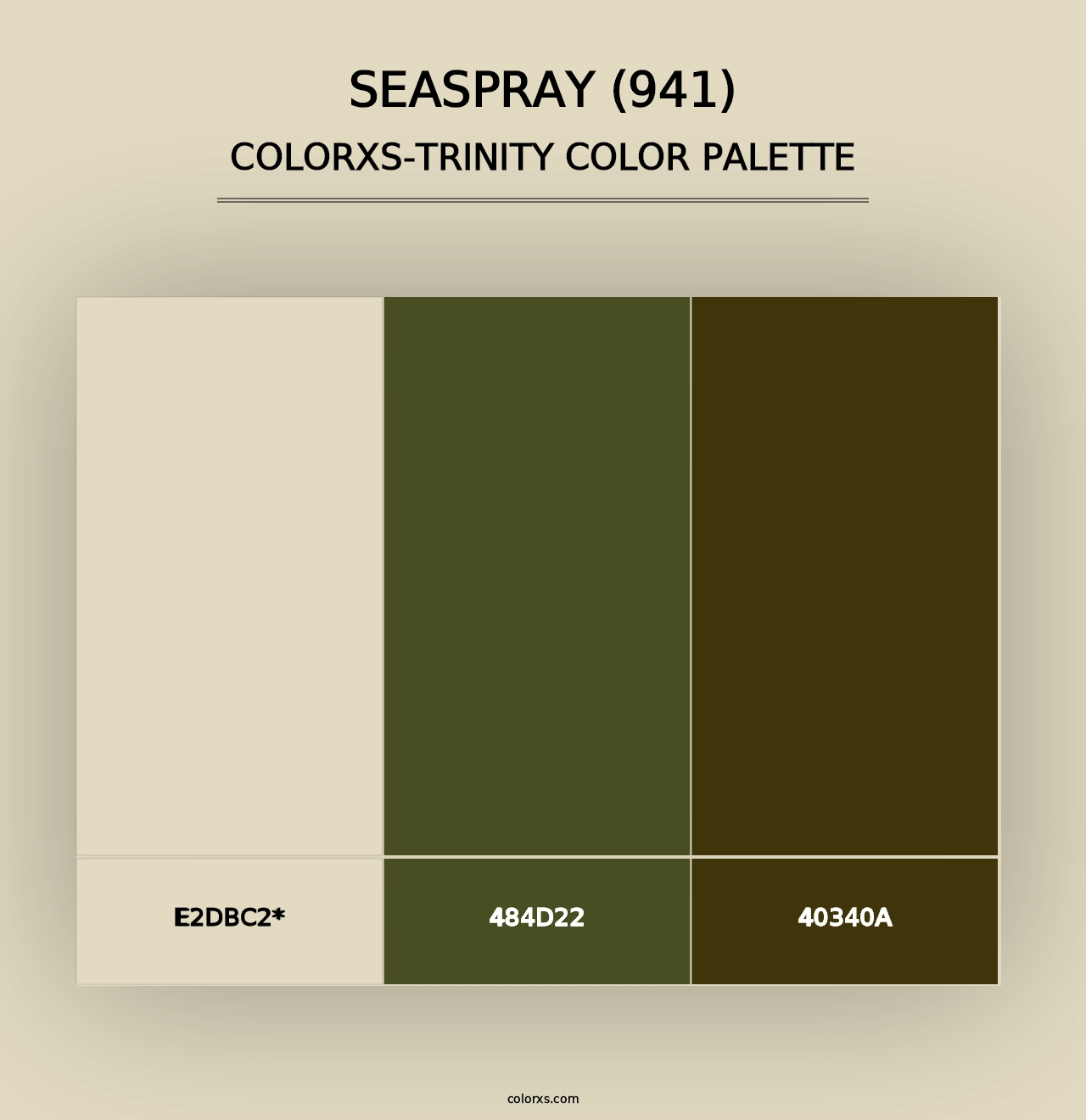 Seaspray (941) - Colorxs Trinity Palette