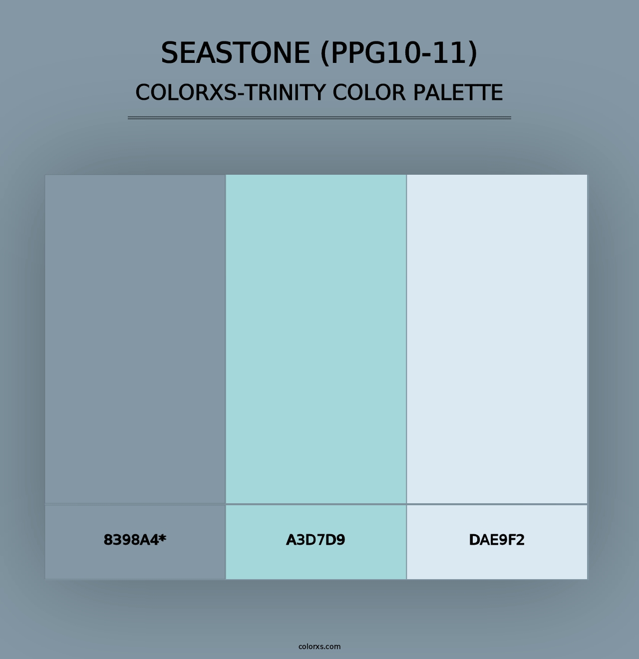 Seastone (PPG10-11) - Colorxs Trinity Palette