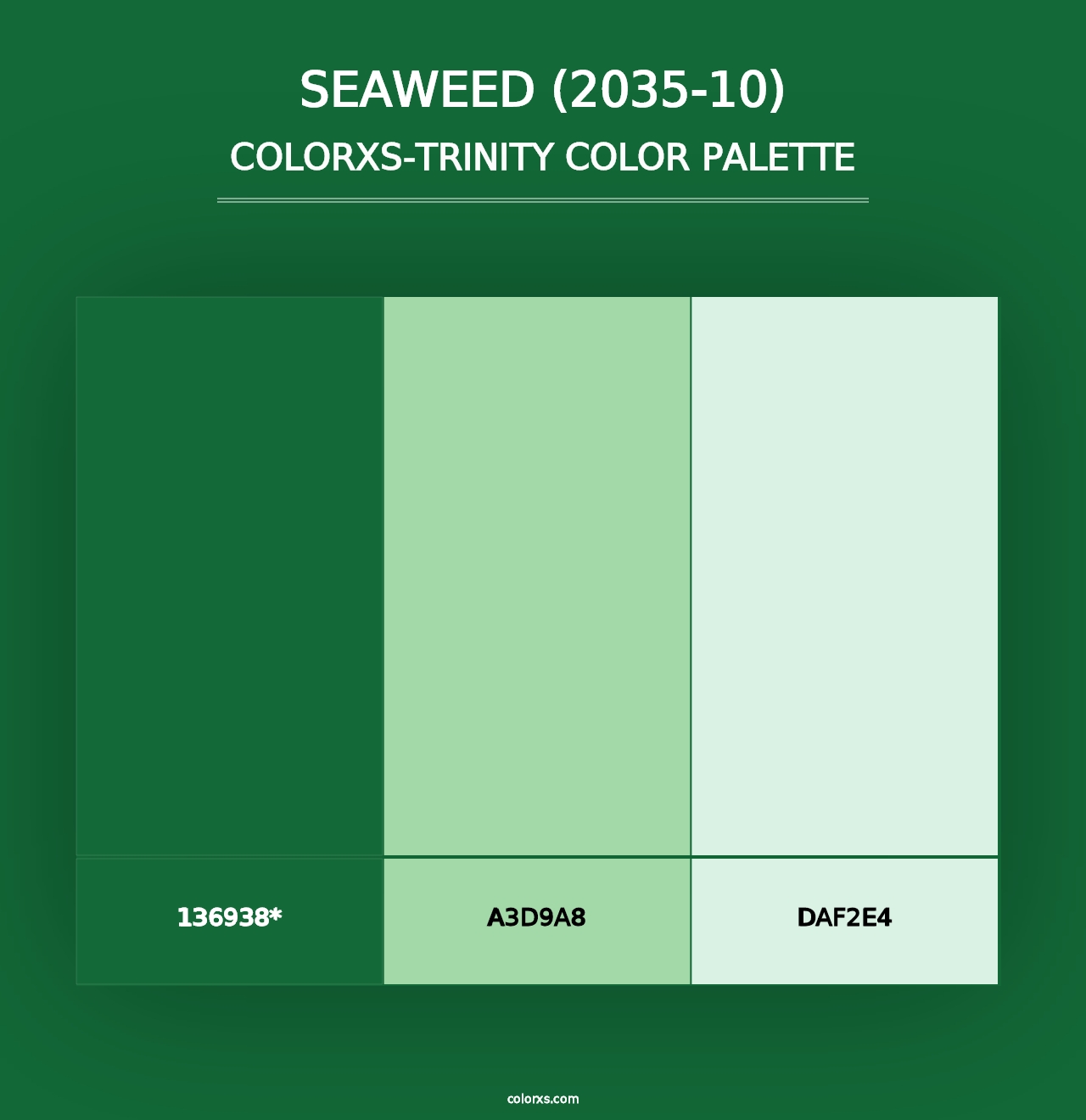 Seaweed (2035-10) - Colorxs Trinity Palette