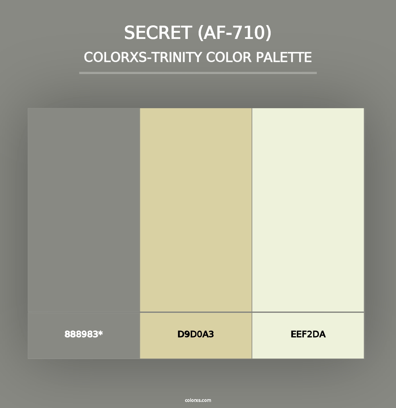 Secret (AF-710) - Colorxs Trinity Palette