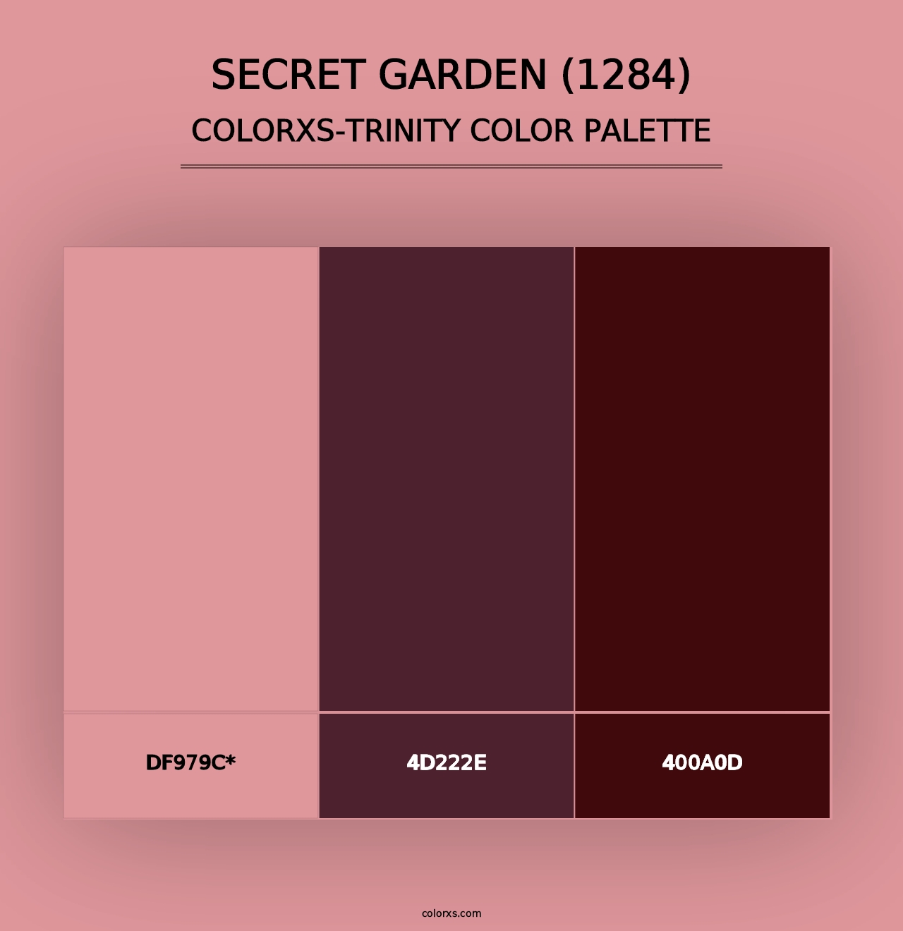 Secret Garden (1284) - Colorxs Trinity Palette