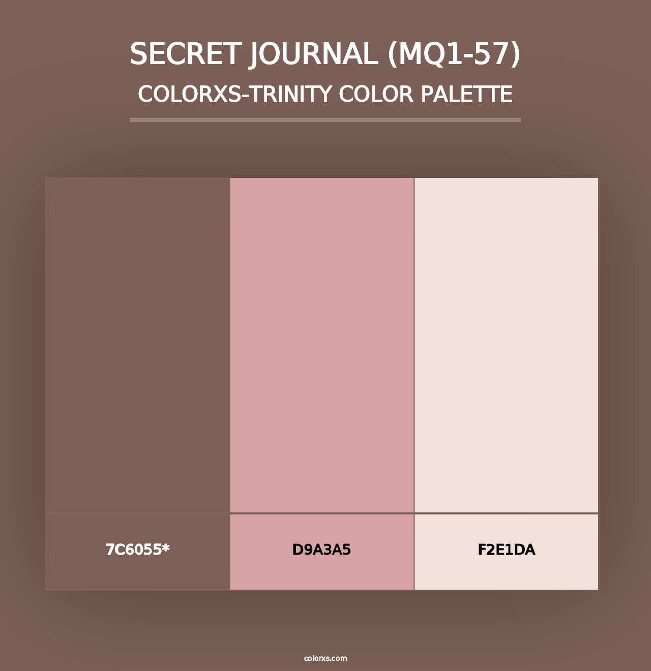 Secret Journal (MQ1-57) - Colorxs Trinity Palette