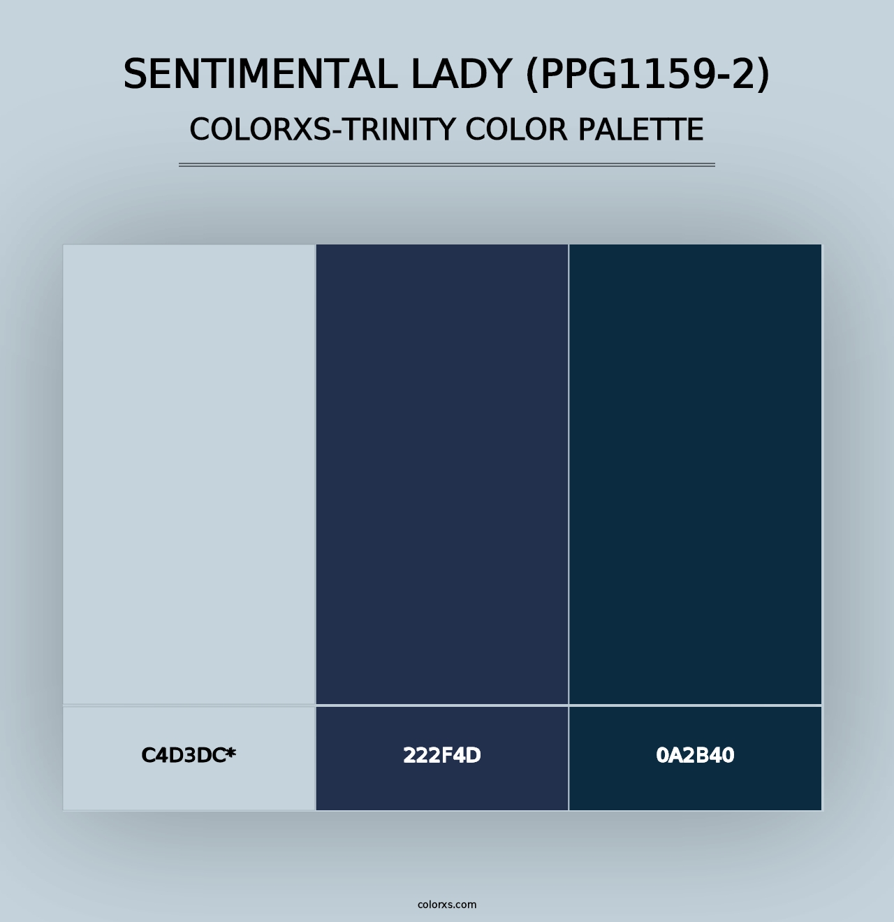 Sentimental Lady (PPG1159-2) - Colorxs Trinity Palette