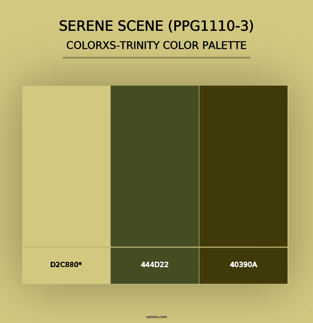 Serene Scene (PPG1110-3) - Colorxs Trinity Palette