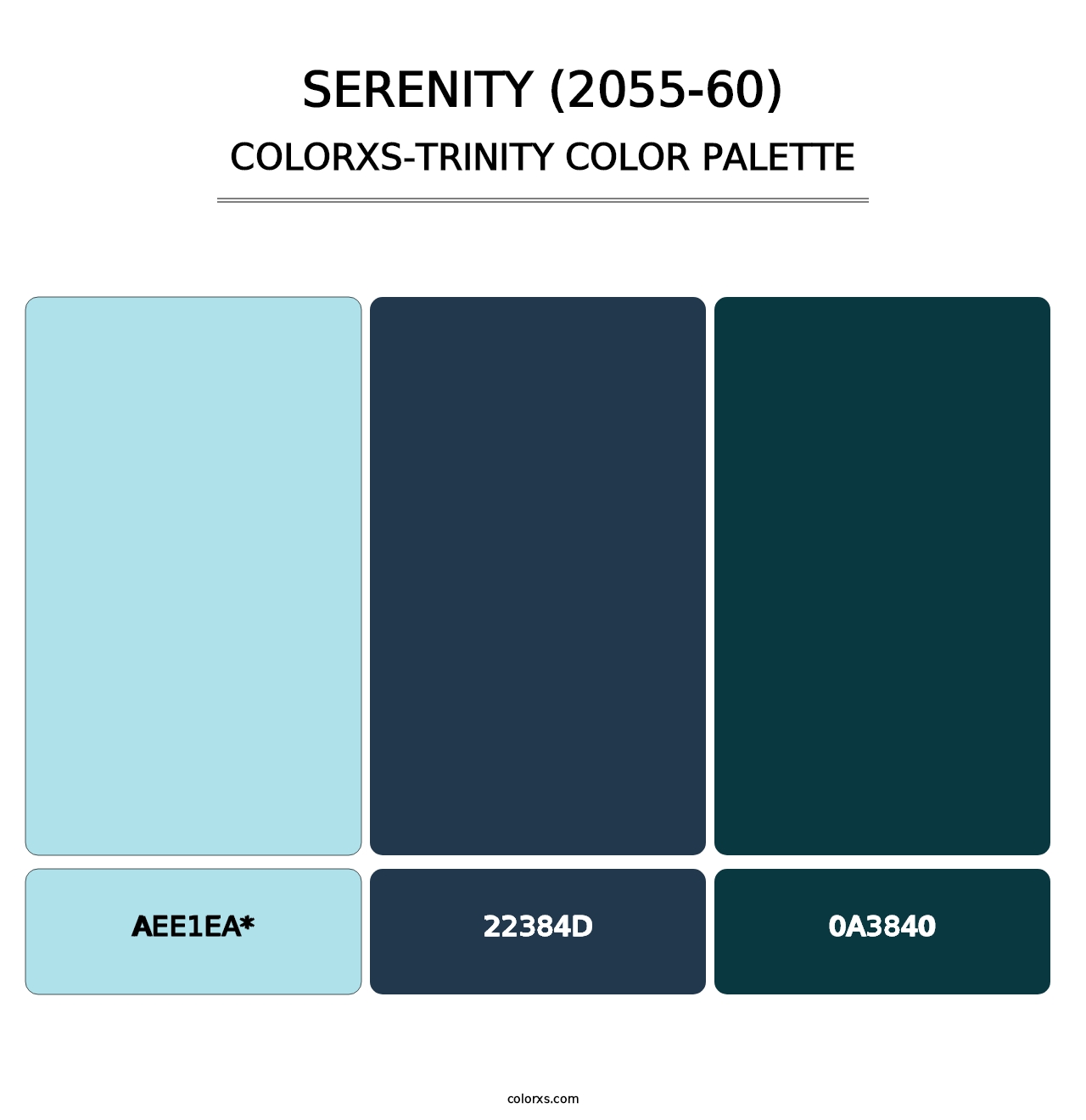 Serenity (2055-60) - Colorxs Trinity Palette