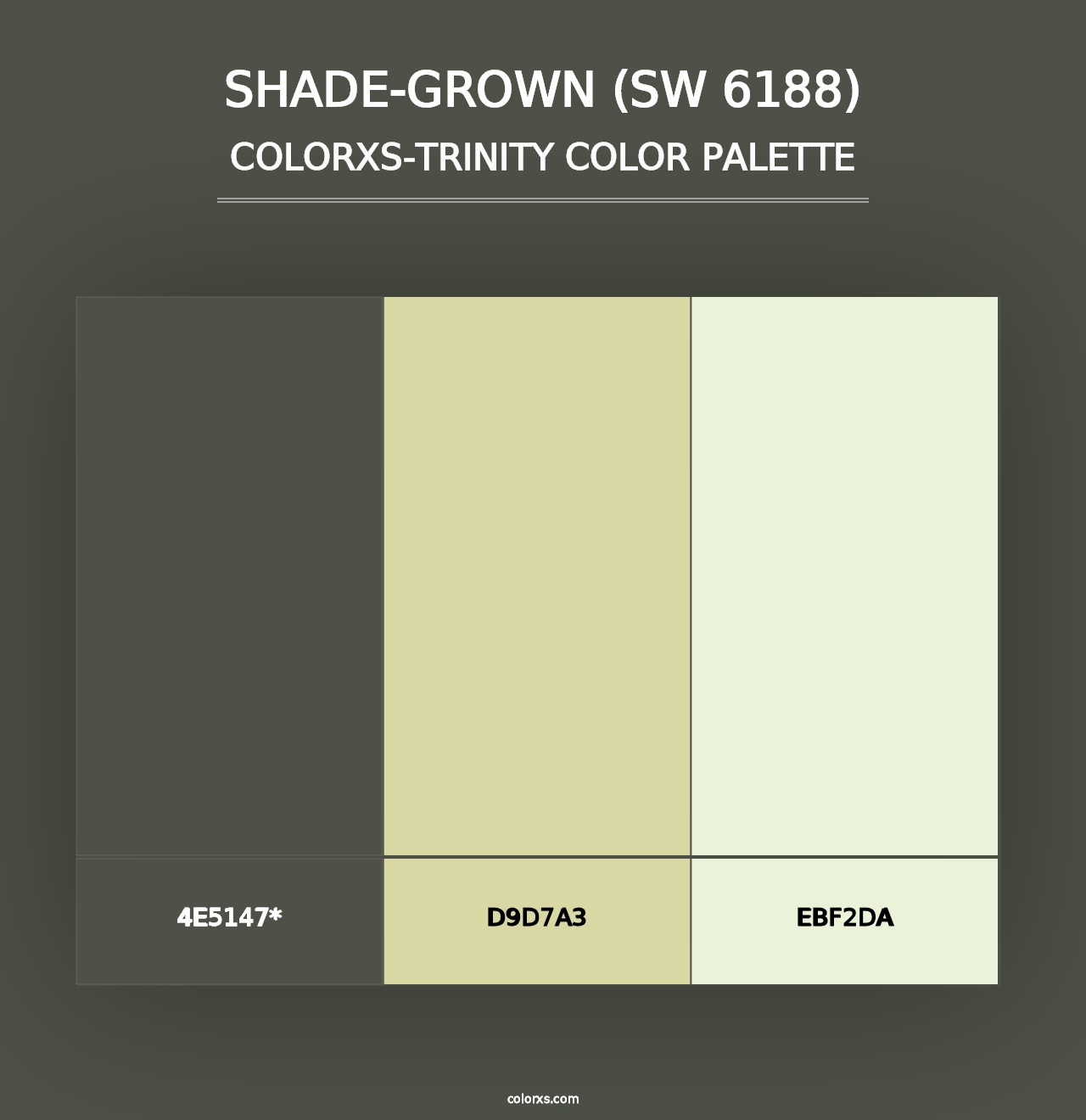 Shade-Grown (SW 6188) - Colorxs Trinity Palette