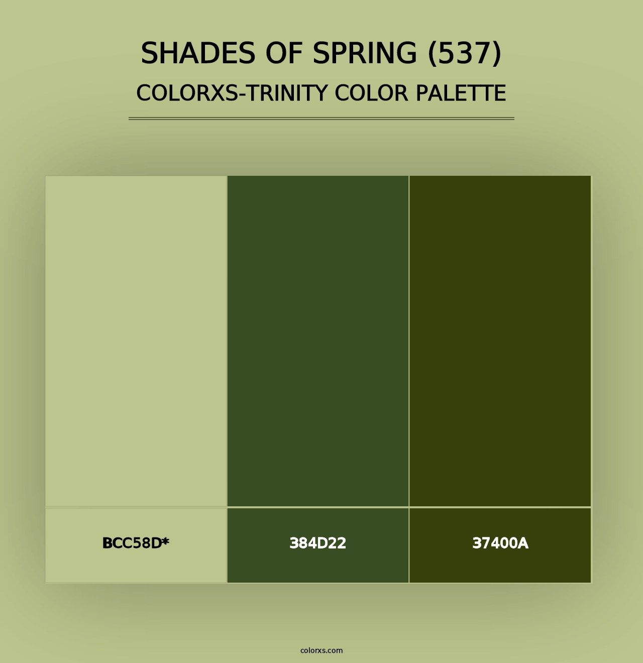 Shades of Spring (537) - Colorxs Trinity Palette