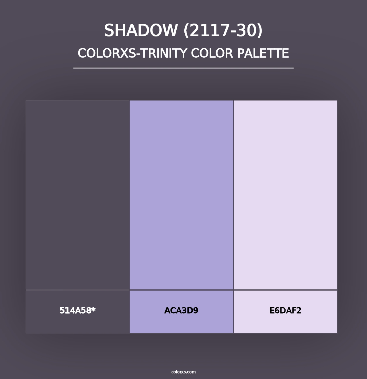 Shadow (2117-30) - Colorxs Trinity Palette