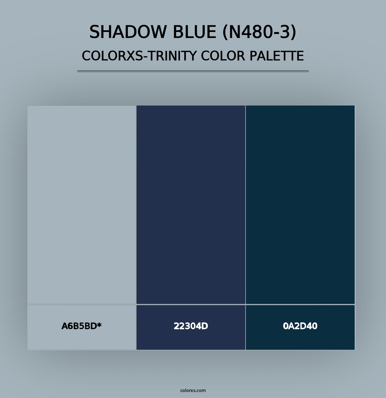 Shadow Blue (N480-3) - Colorxs Trinity Palette